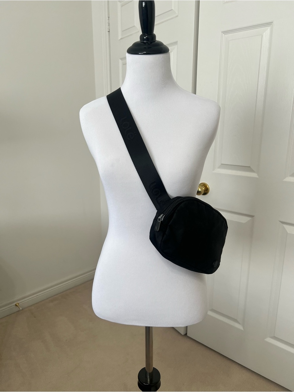 Lole black cross body bag